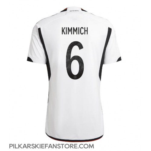 Tanie Strój piłkarski Niemcy Joshua Kimmich #6 Koszulka Podstawowej MŚ 2022 Krótkie Rękawy